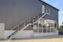 Fluchttreppe-Industriehalle