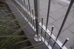 Edelstahlzaun-Details